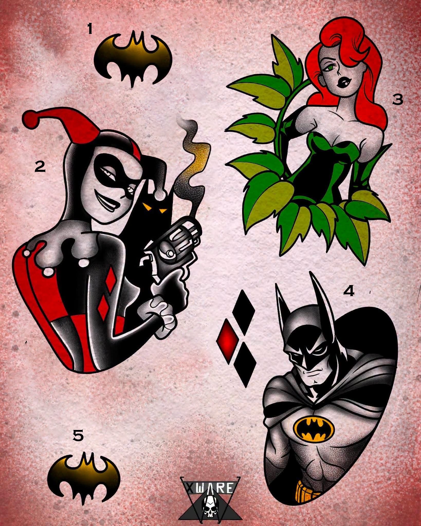 Batman inspired designs by Emily