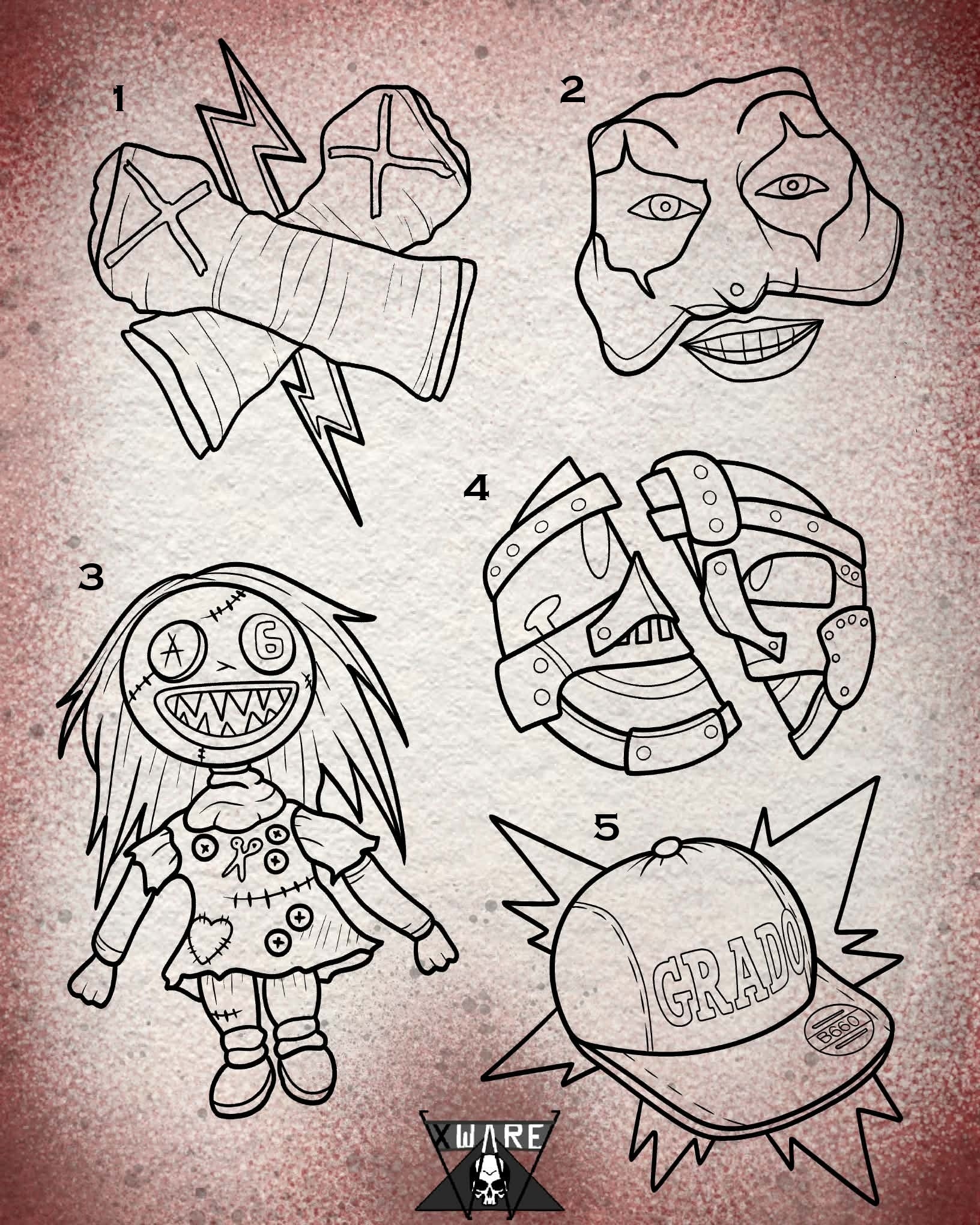 Wrestling inspired designs by Emily 2026