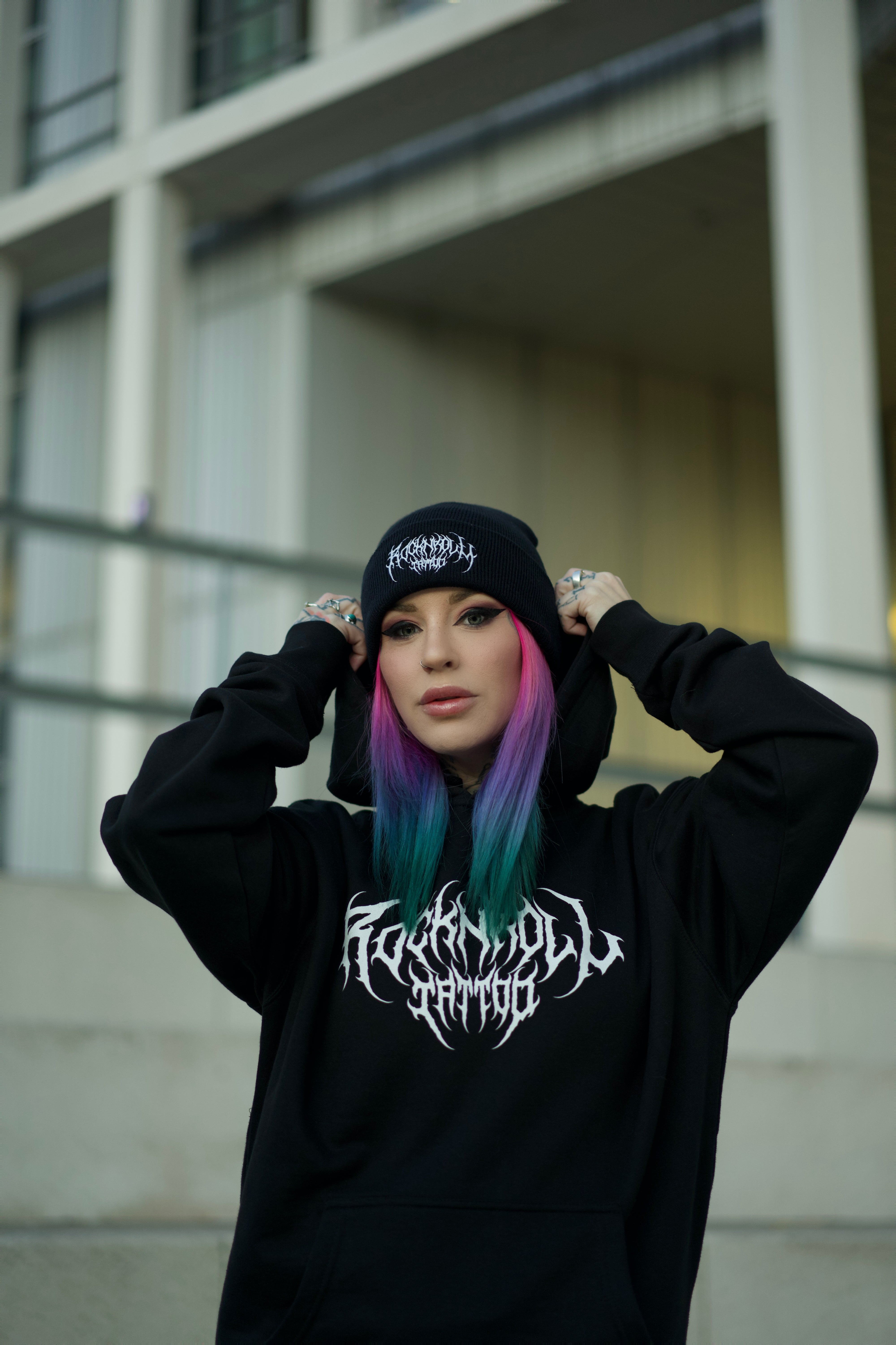 Death Metal Logo Beanie