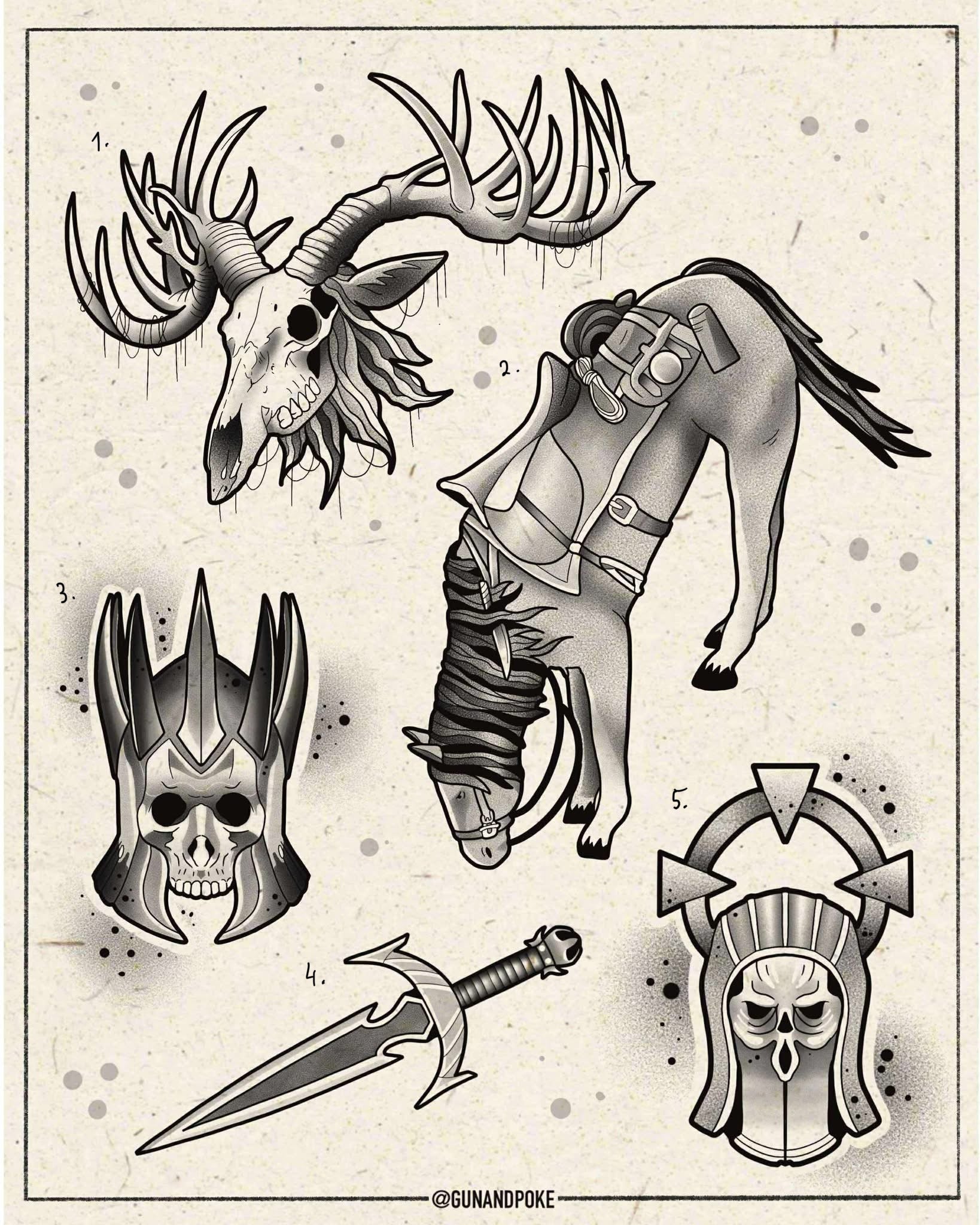 The Witcher inspired designs by Amy (2025)