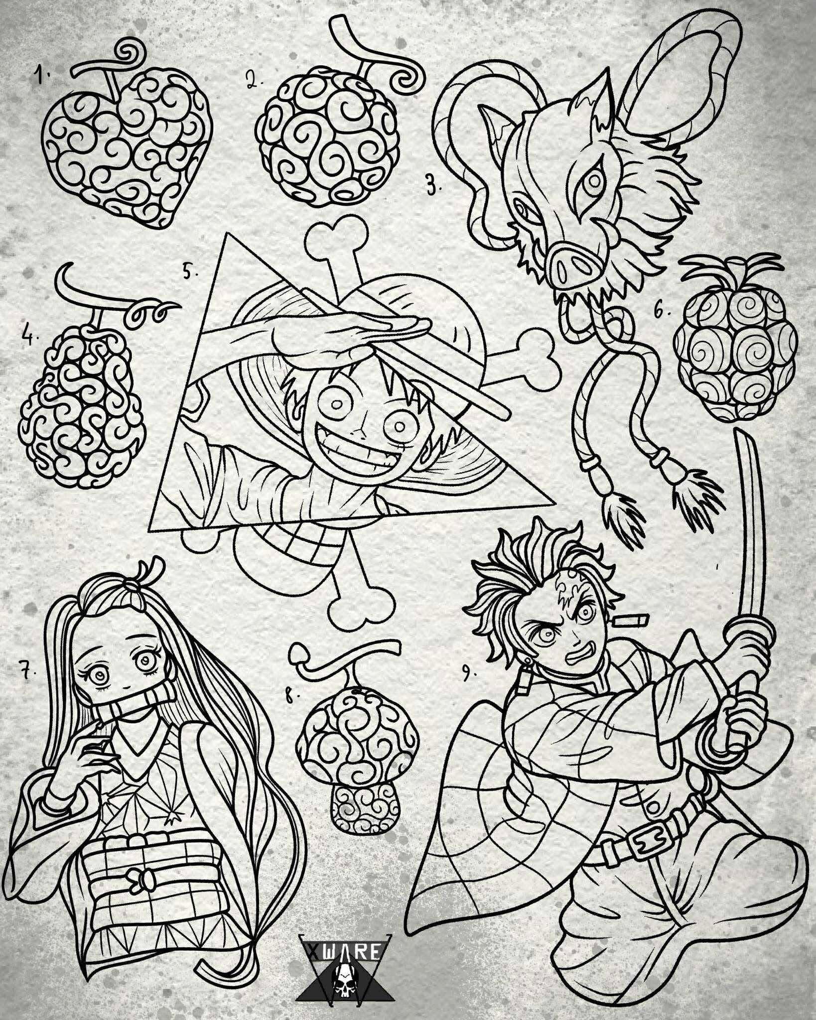 Anime ROUND 2 inspired designs by Emily (2025)