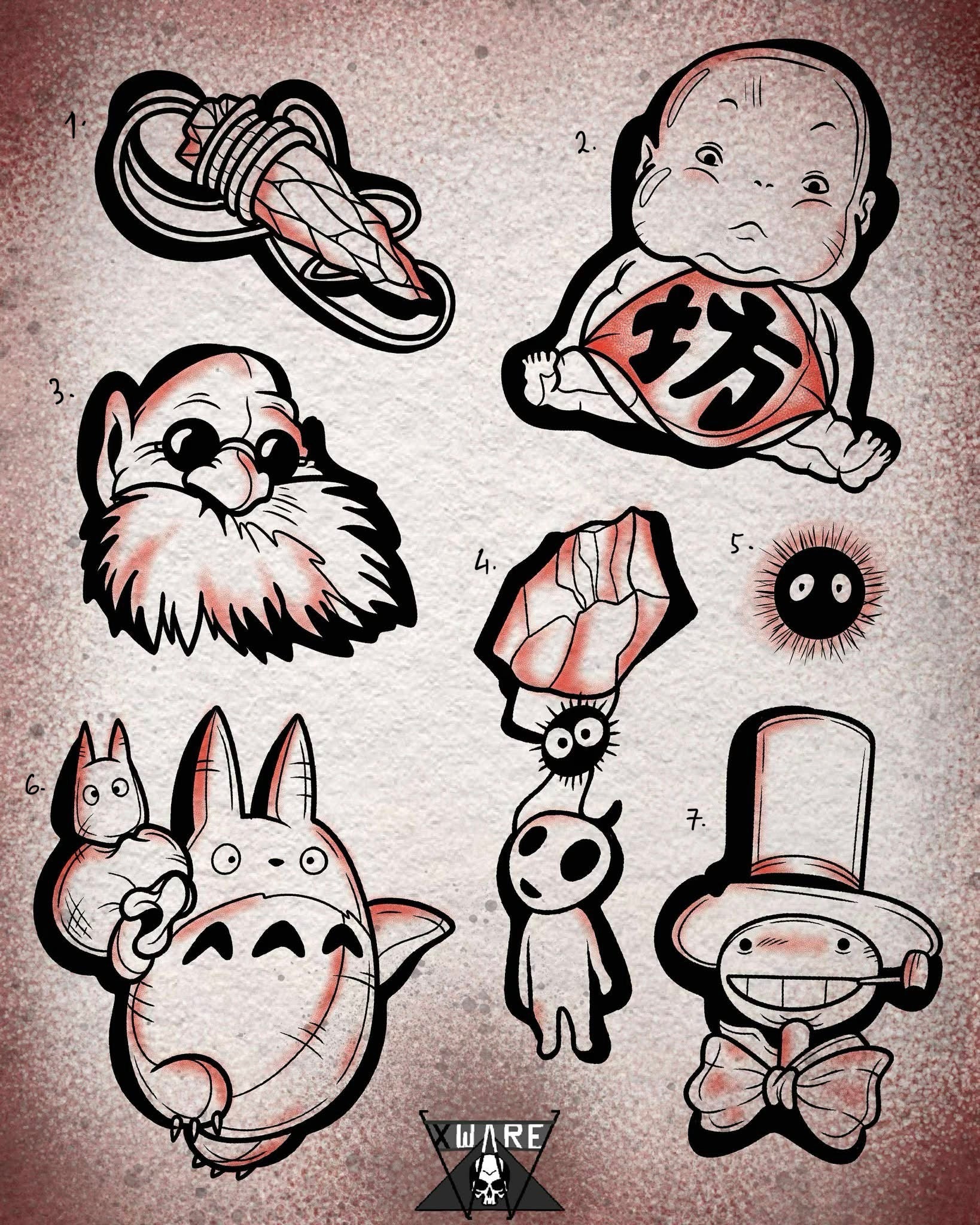 Studio Ghibli inspired designs by Emily (2026)