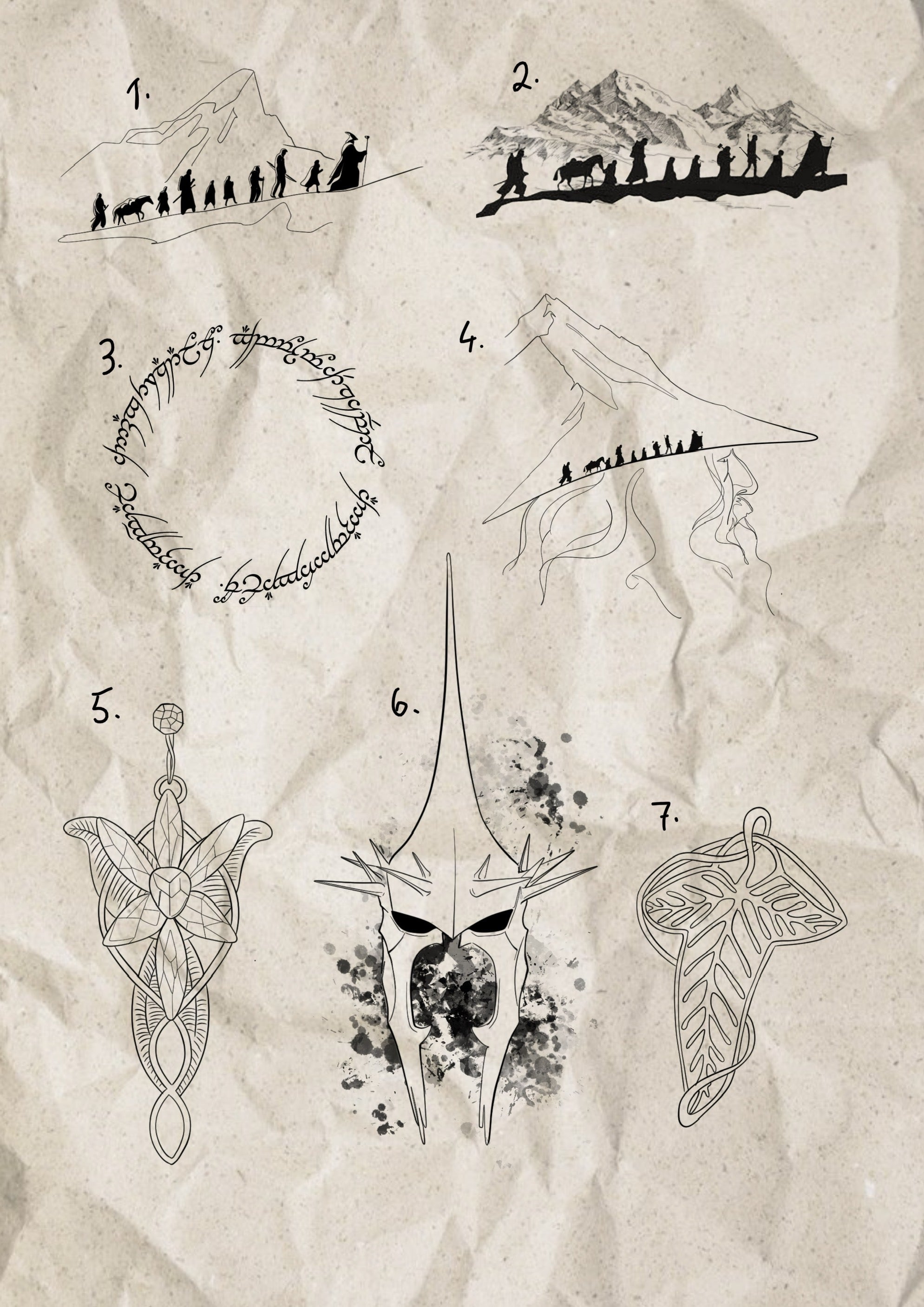 Lord of the Rings inspired designs by Song (2025)