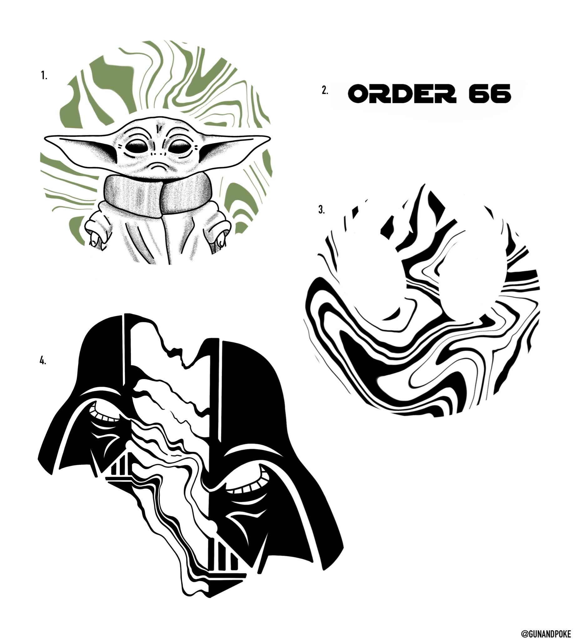 Star Wars inspired designs by Amy