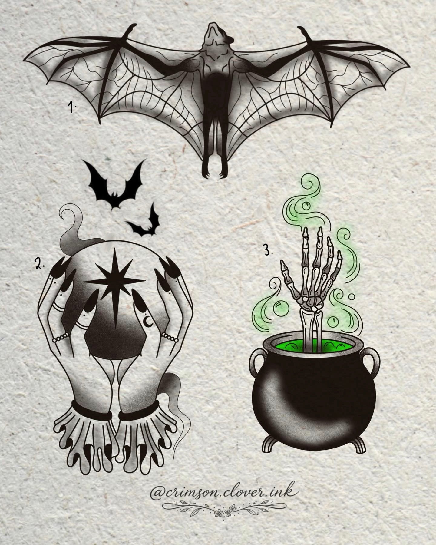 Witchy inspired designs by Casey (2026)