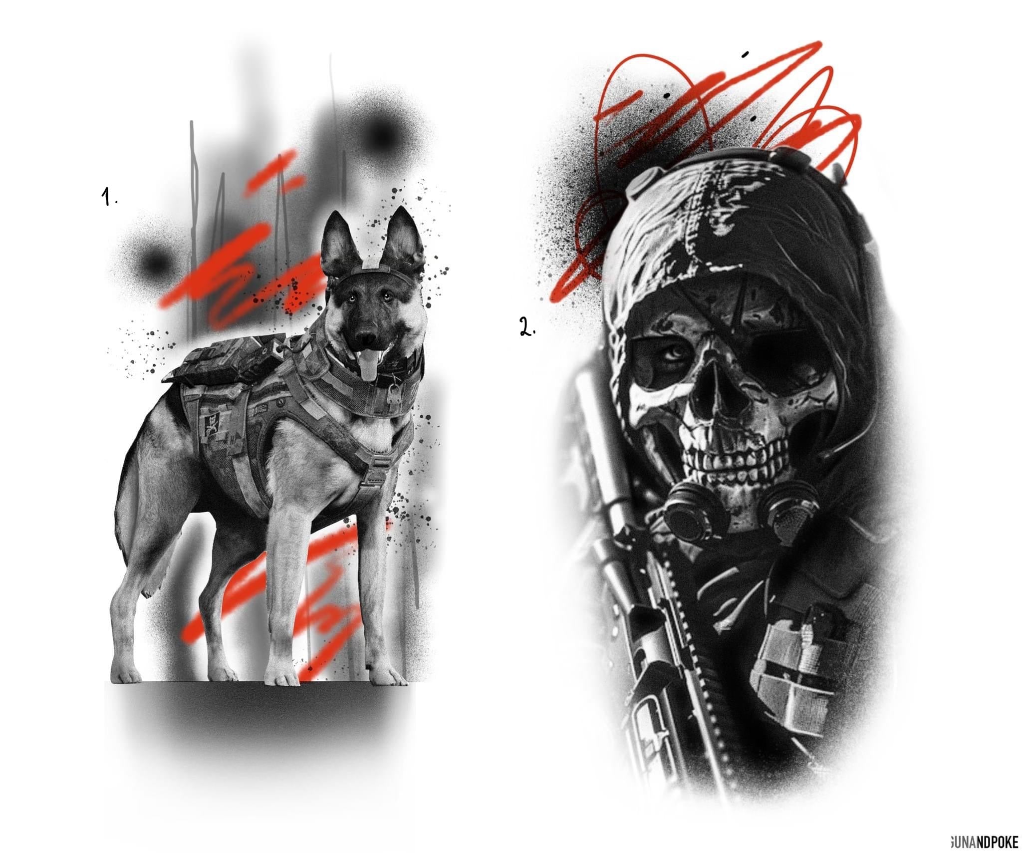 Call of Duty inspired designs by Amy