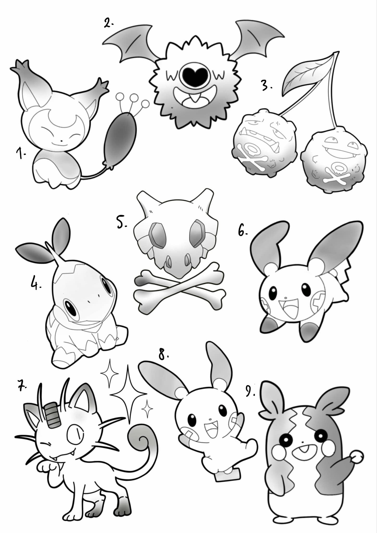 Pokemon inspired designs by Laika (2025)