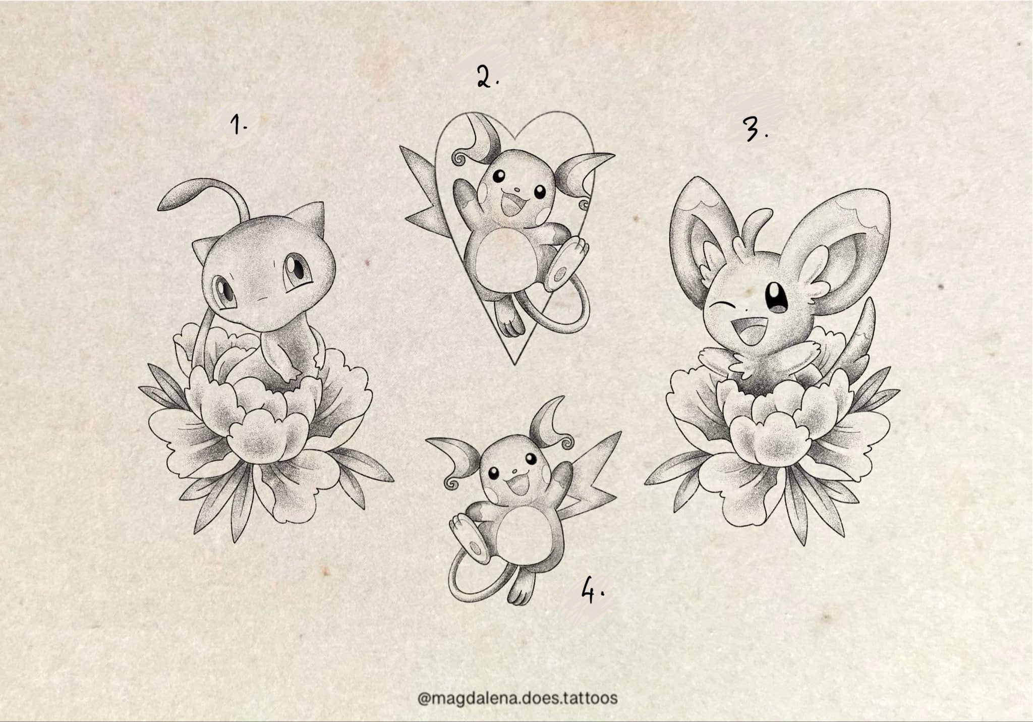 Pokemon inspired designs by Magda (2025)