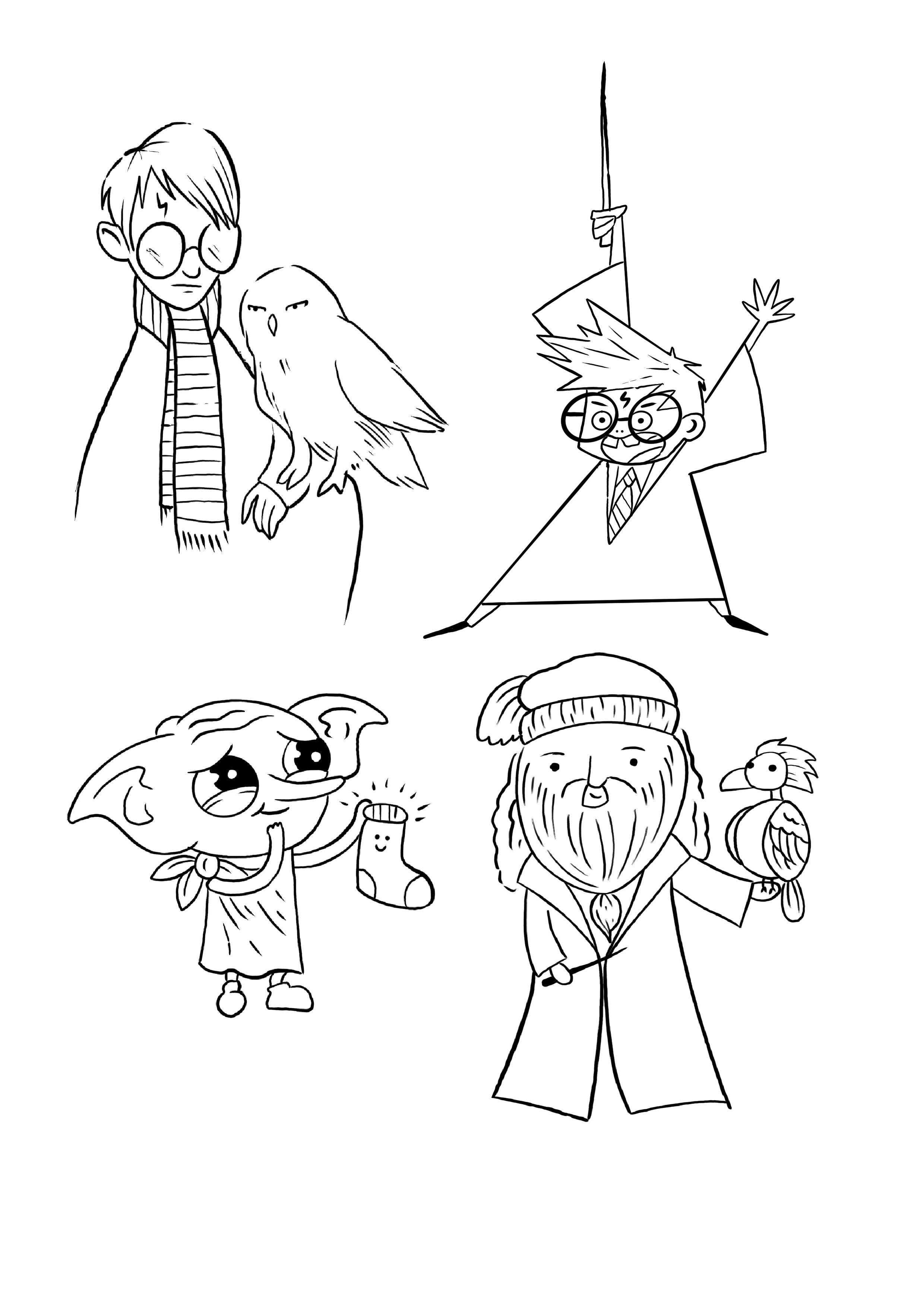 Harry Potter inspired designs by Enrique