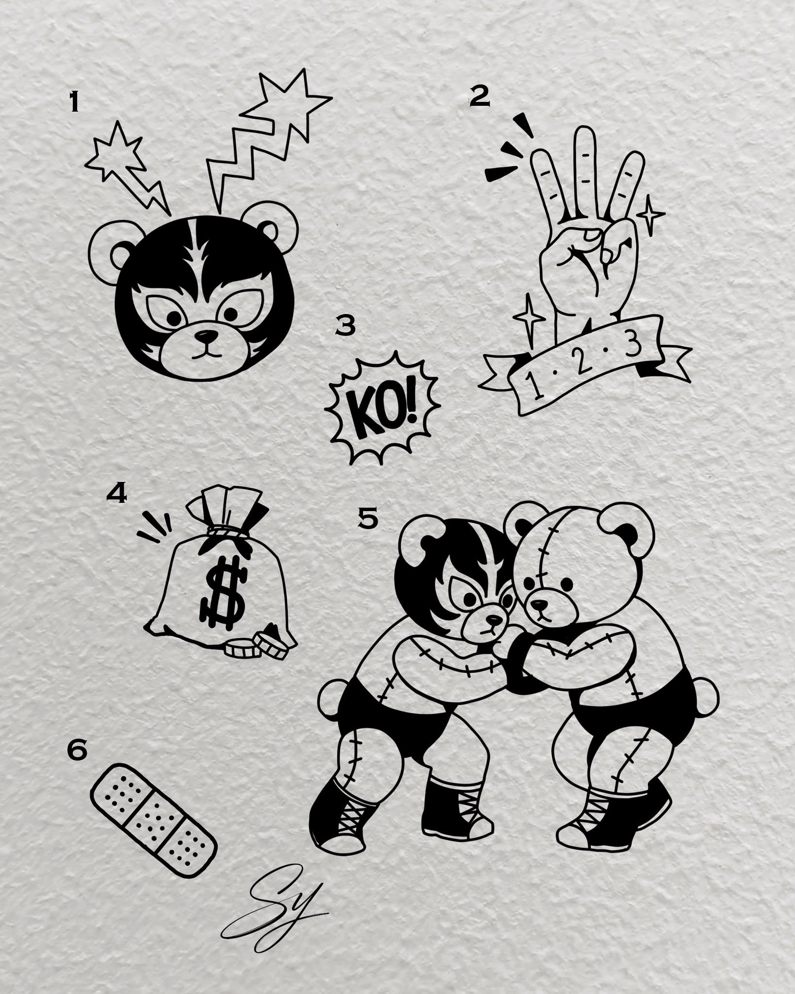 Wrestling inspired designs by Sangyoon 2026