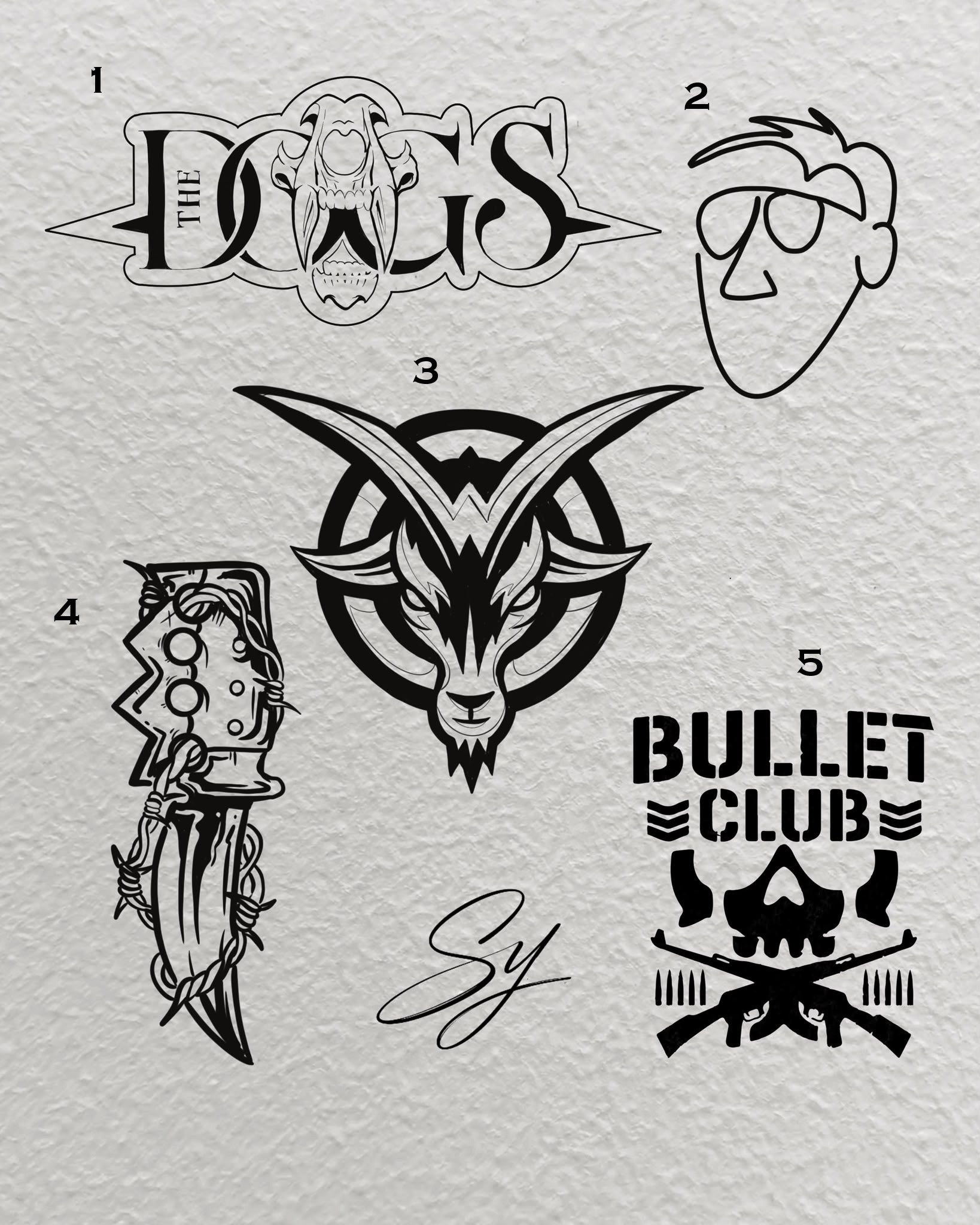 Wrestling inspired designs by Sangyoon 2026