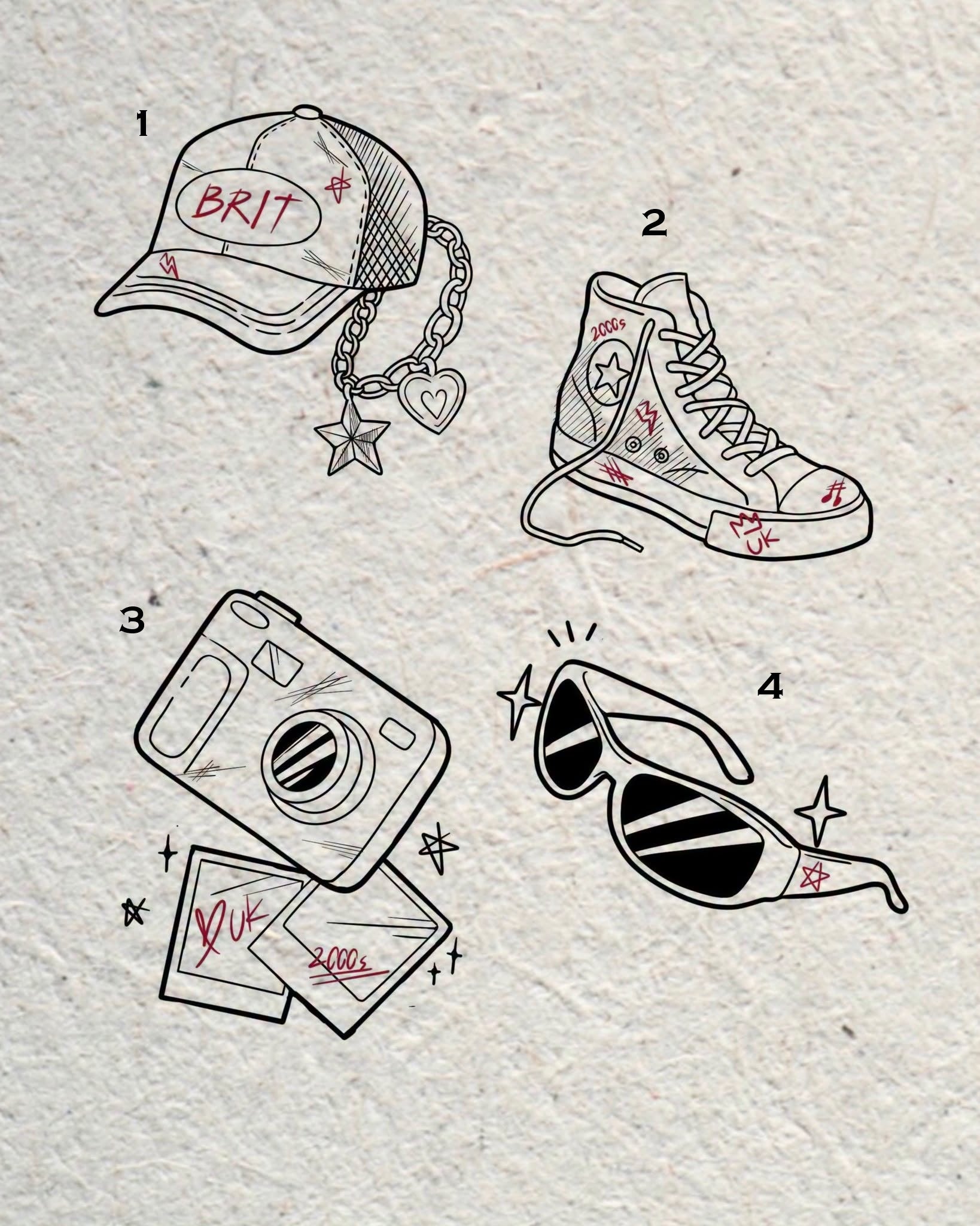 Y2K Designs inspired by Song
