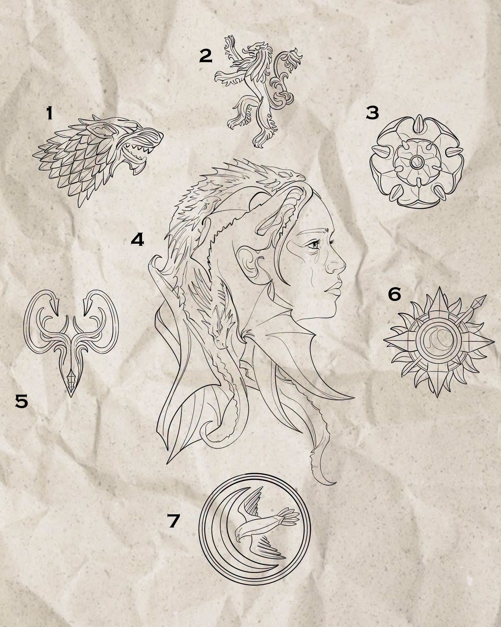Game of Thrones inspired designs by Song (2026)