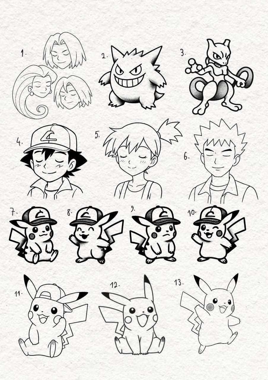 Pokemon Round 2 inspired designs by Yasmim (2025)